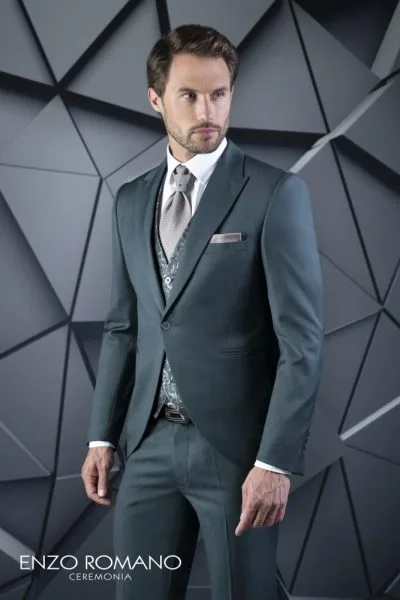 Alternative view of Traje de Novio Verde Ref. 1752/5514