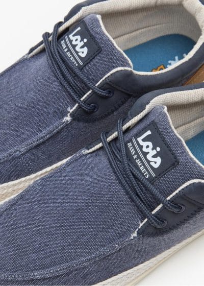 Alternative view of LOIS. Zapatillas Wallabe azul marino Ref.61385