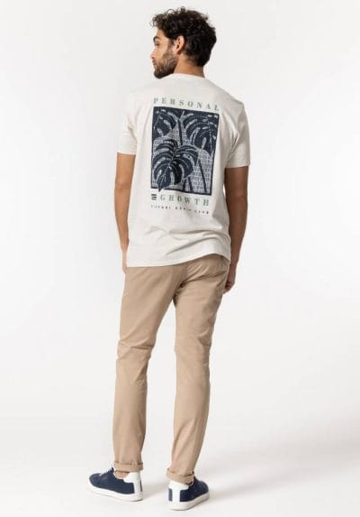 Alternative view of Pantalón chino beige Ref. H35