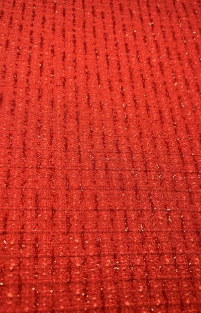 Alternative view of Vestido tweed rojo Ref. 37001