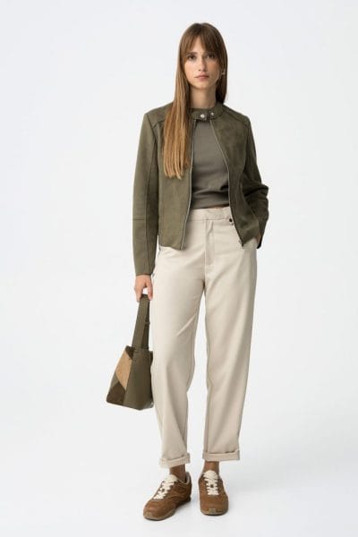 Pantalón recto color crema Ref. Lyon