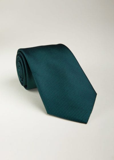 Corbata lisa verde Ref. 17