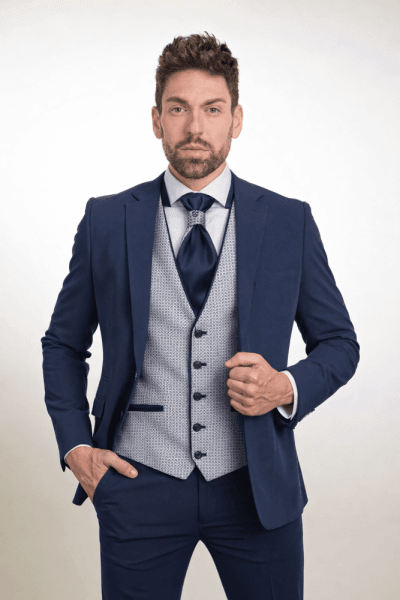 Chaleco ceremonia azul Ref. Colombia