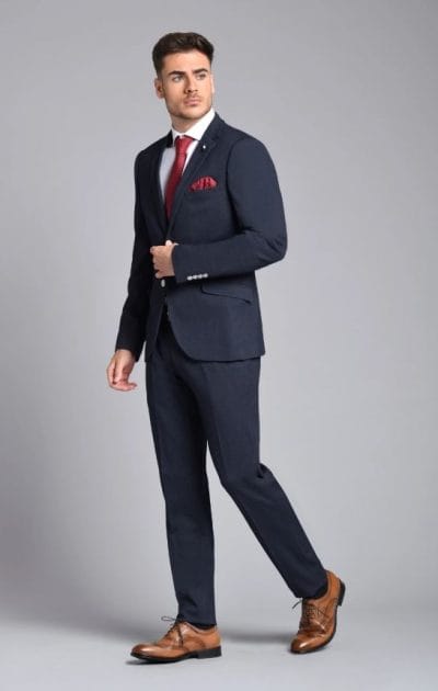 Traje slim-fit azul marino Ref. Pireo