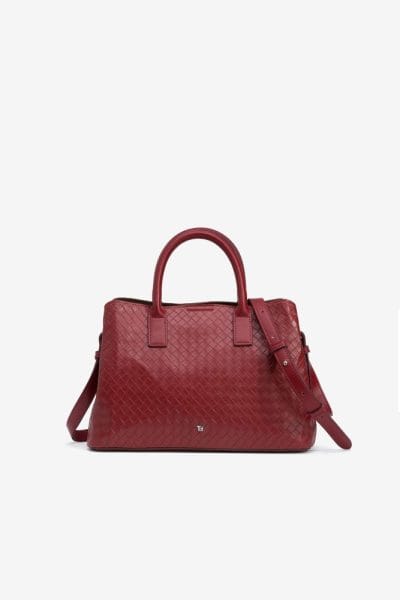 Bolso textura trenzada rojo Ref. Jennifer