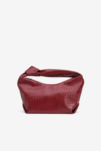 Bolso trenzado nudo rojo Ref. Milly