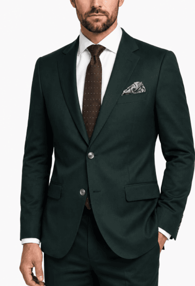 Alternative view of Traje semi slim-fit verde Ref. Pireo
