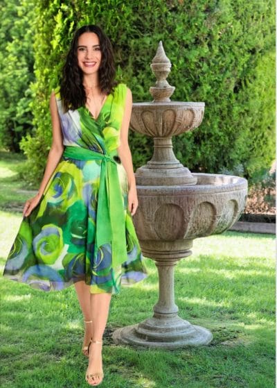 Vestido corto lazada Ref. 4186