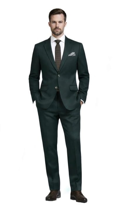 Traje semi slim-fit verde Ref. Pireo