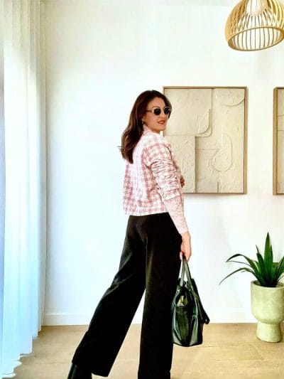 Alternative view of Pantalón amplio negro