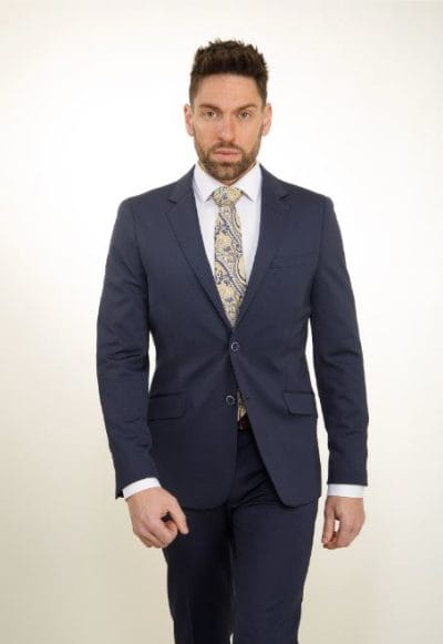 Traje Niza súper slim-fit azul marino Ref. 22118