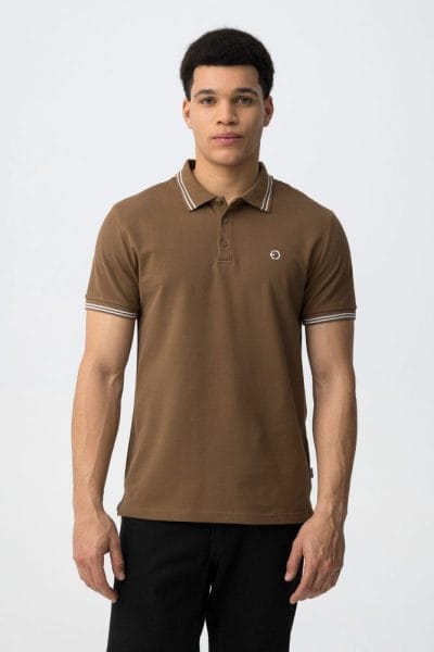 Polo manga corta marrón Ref. Jeremy