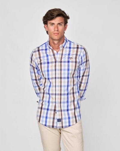 Spagnolo Camisa cuadros popelin Ref. 10400