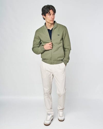 Alternative view of Spagnolo Cazadora reversible verde y marino Ref. 226