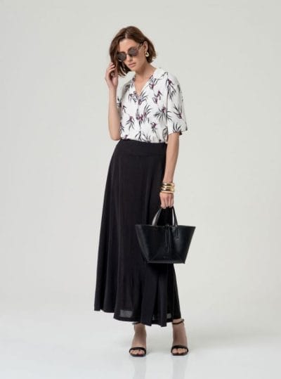 Alternative view of SURKANA Camisa estampado floral blanca Ref. Utcu