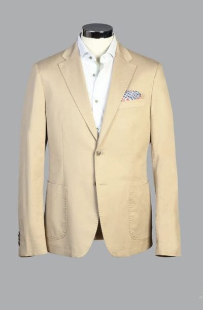 Americana slim fit picado beige Ref. Tarifa