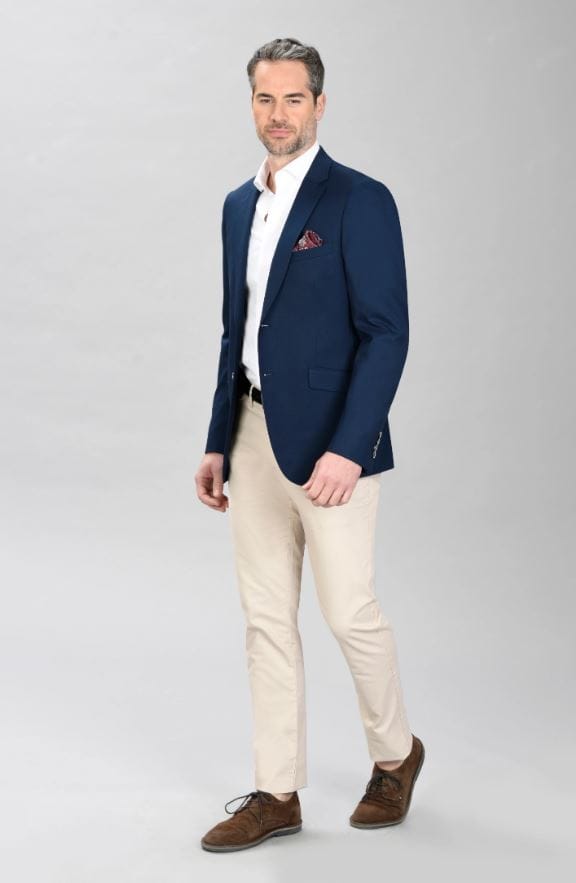 Americana piqué azul marino Ref. 70019