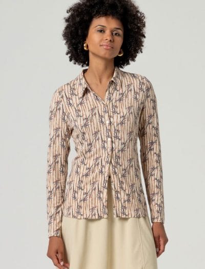 SURKANA Camisa manga larga estampada Ref. Invi