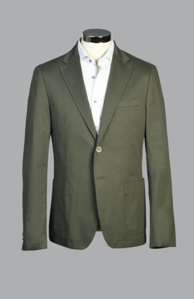 Americana slim fit picado verde Ref. Tarifa