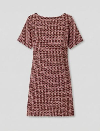 Alternative view of SURKANA Vestido corto estampado teja Ref. Hice