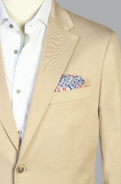 Alternative view of Americana slim fit picado verde Ref. Tarifa