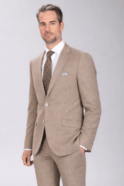 Alternative view of Traje slim fit camel Ref. Pireo