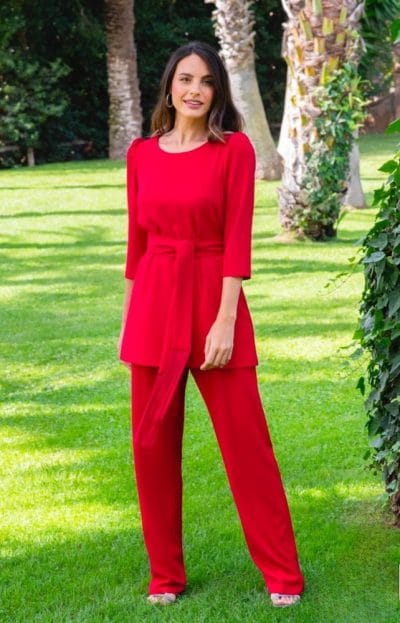 Conjunto lazada flecos Ref. 4139