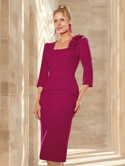 Vestido corto escote cuadrado Ref. 704