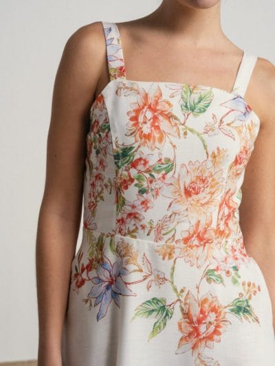 Alternative view of Vestido largo tirantes estampado floral Ref. 269215