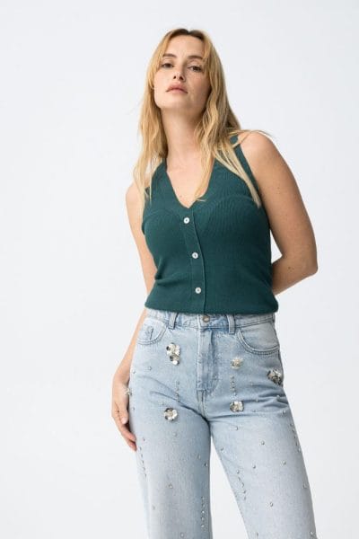 Chaleco verde Ref. Evagore