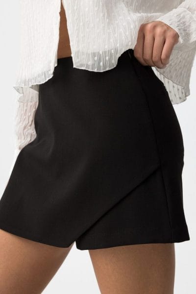 Alternative view of Falda pantalón negra Ref. Pepper