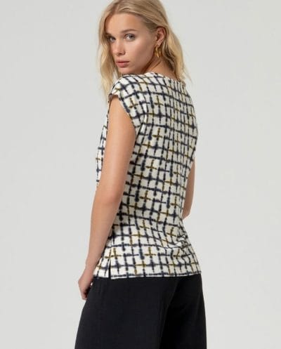 Alternative view of SURKANA Camiseta estampada escote pico crudo Ref. Incu