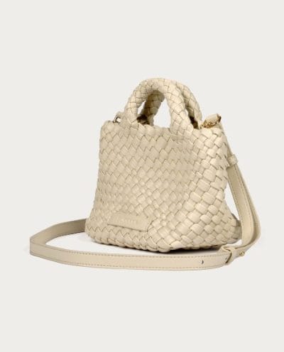 Alternative view of SURKANA Bolso trenzado con correa beige Ref. Brai811