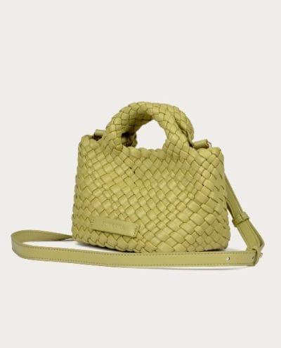 Alternative view of SURKANA Bolso trenzado con correa lima Ref. Brai811