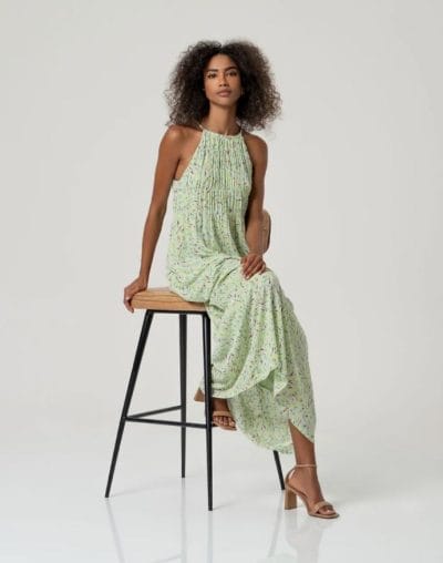 Alternative view of SURKANA Vestido largo estampado tirantes finos Ref. Kila