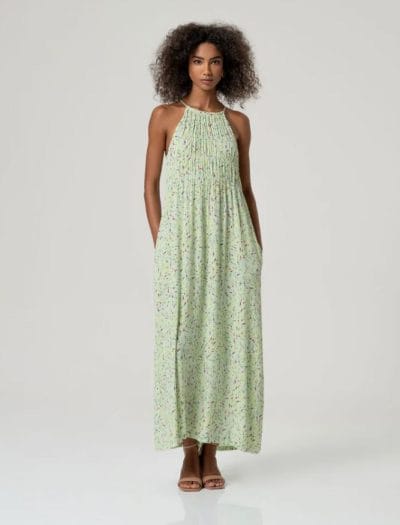 SURKANA Vestido largo estampado tirantes finos Ref. Kila