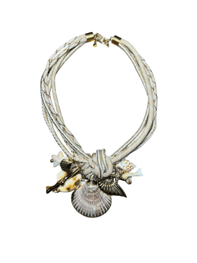 Collar cuerdas motivos marinos