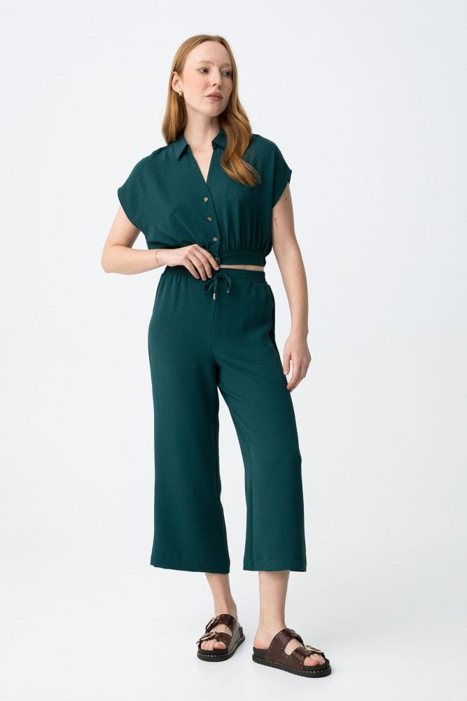 Pantalón verde fluido Ref. Francesca