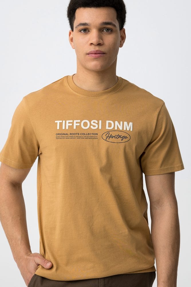 Camiseta marrón estampada Ref. Nico