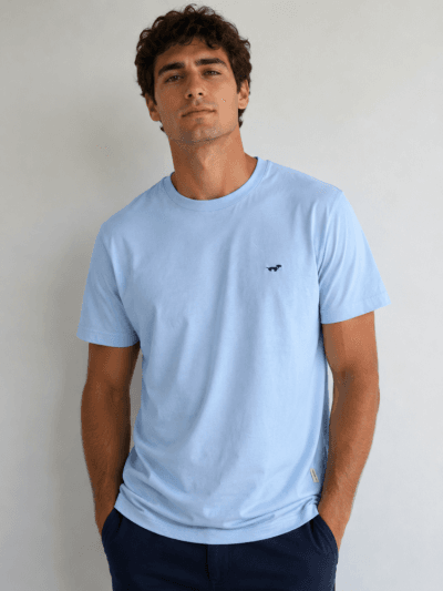 Camiseta corta azul celeste Ref. 9336