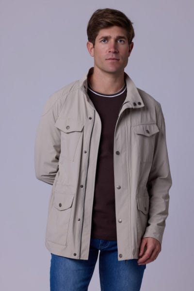 Alternative view of Parka abotonada beige Ref. Etna