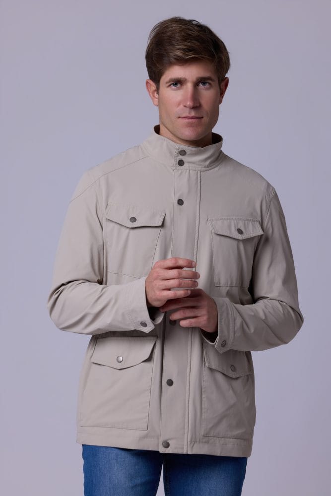 Parka abotonada beige Ref. Etna