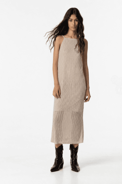 Vestido de punto beige Ref. Menippe