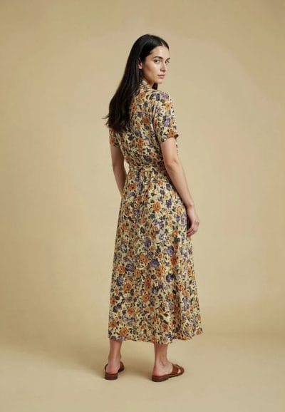 Alternative view of SURKANA Vestido camisero largo floral Ref. REPI723