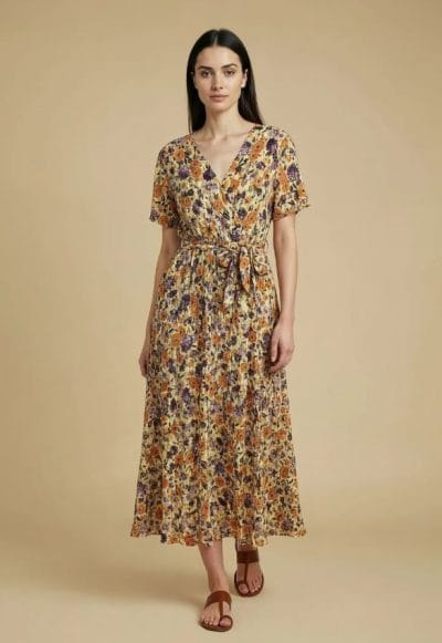 SURKANA Vestido cruzado floral Ref. REPI721