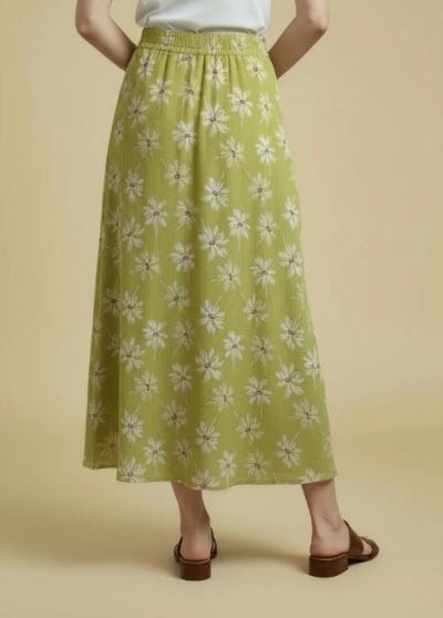 Alternative view of SURKANA Falda larga floral Ref. REPI620