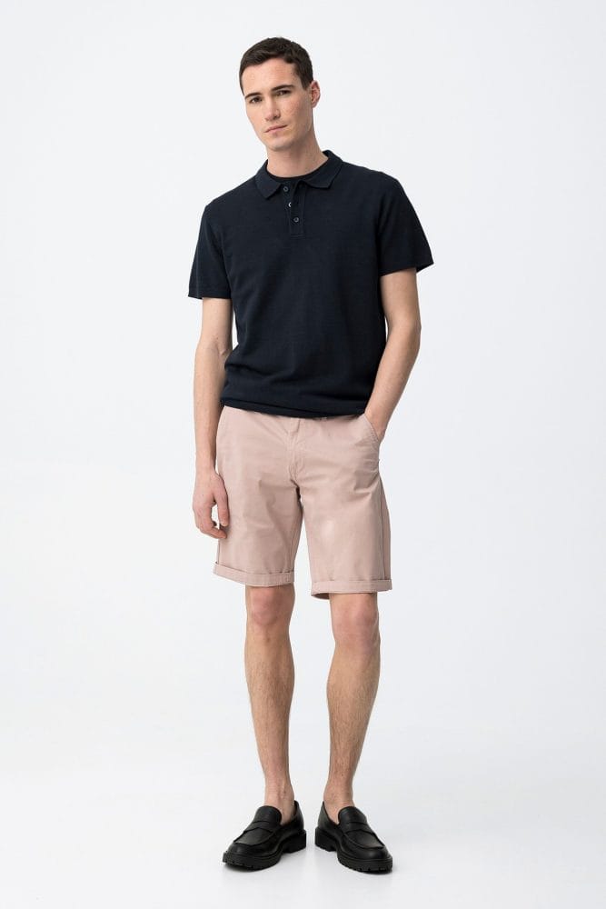 Bermuda slim fit rosa palo Ref. Slim