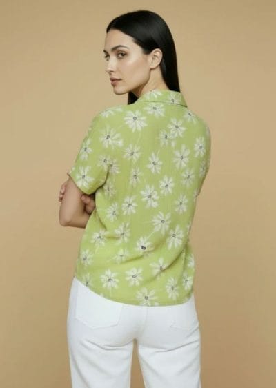 Alternative view of SURKANA Camisa floral fluida manga corta Ref. REPI122