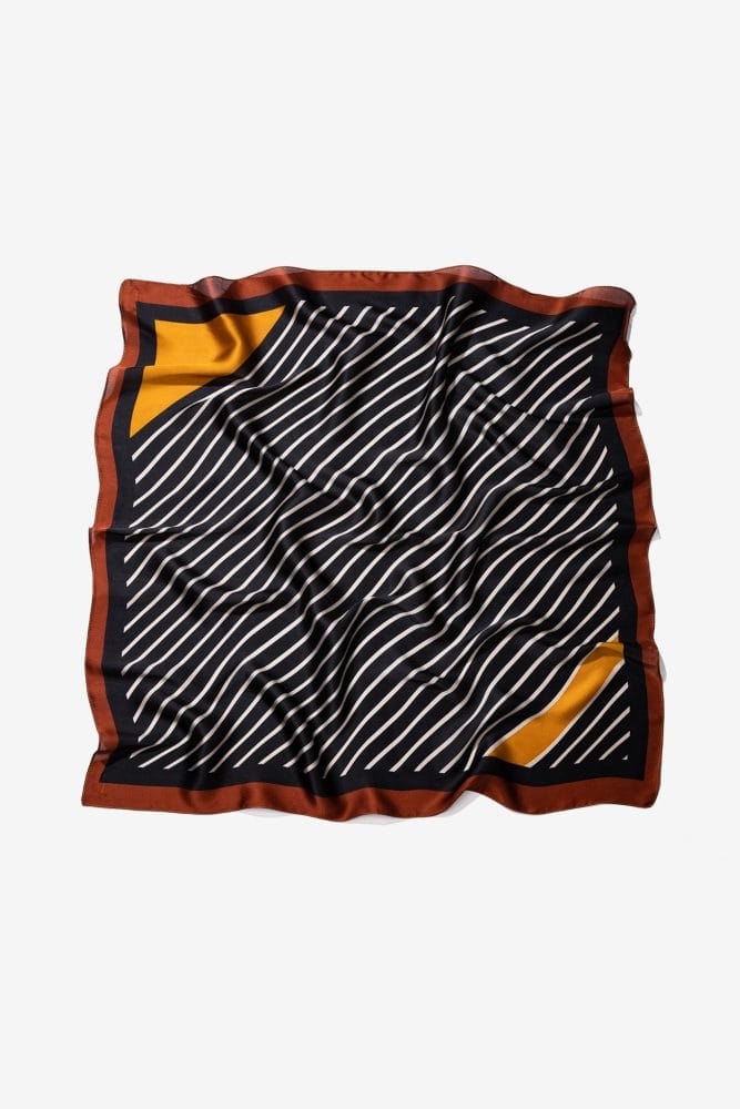 Pañuelo estampado de rayas Ref. Zuri - Imagen 3