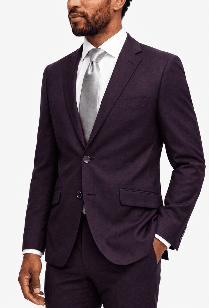 Traje semi slim-fit granate Ref. Pireo - Imagen 2